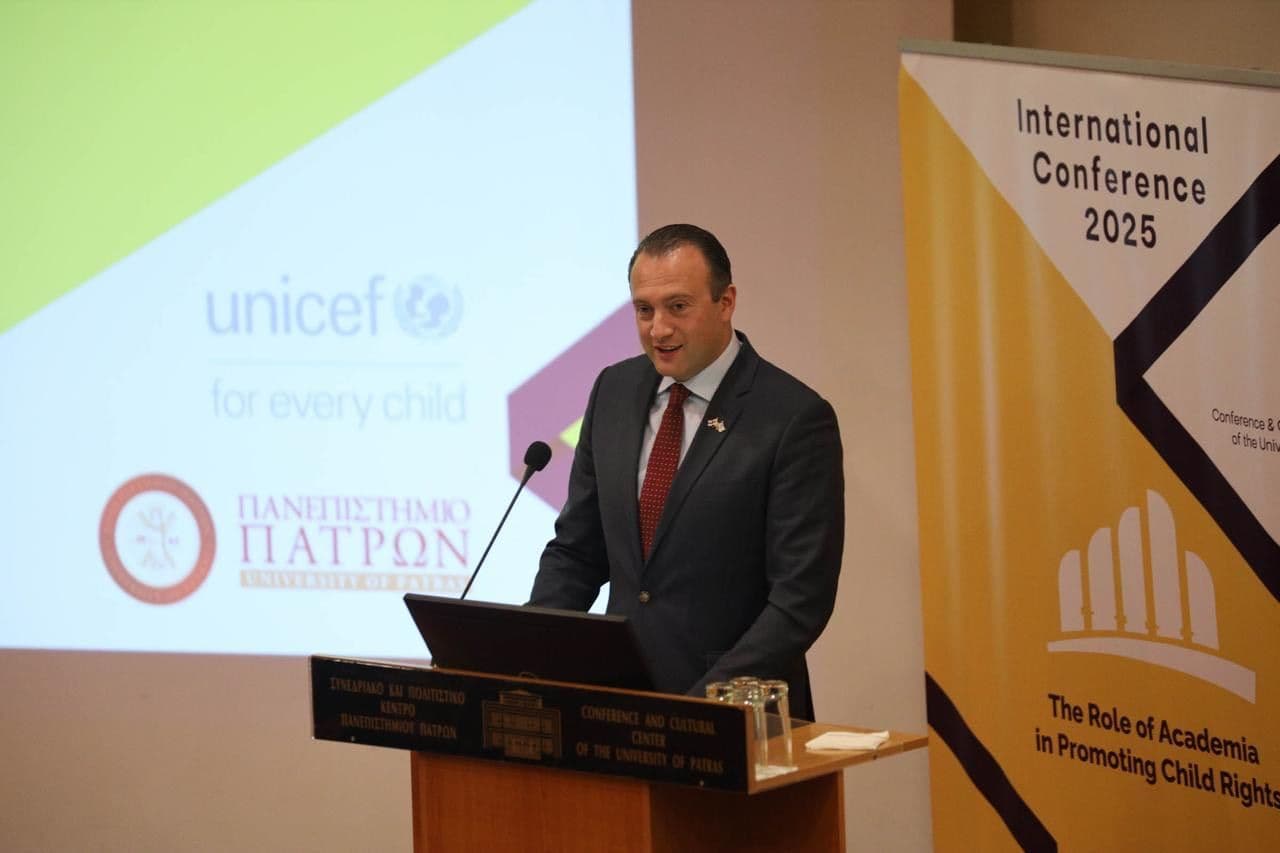 The Ambassador of Georgia to the Hellenic Republic, H.E. Levan Beridze, participated in the international conference, held in the town of Patras