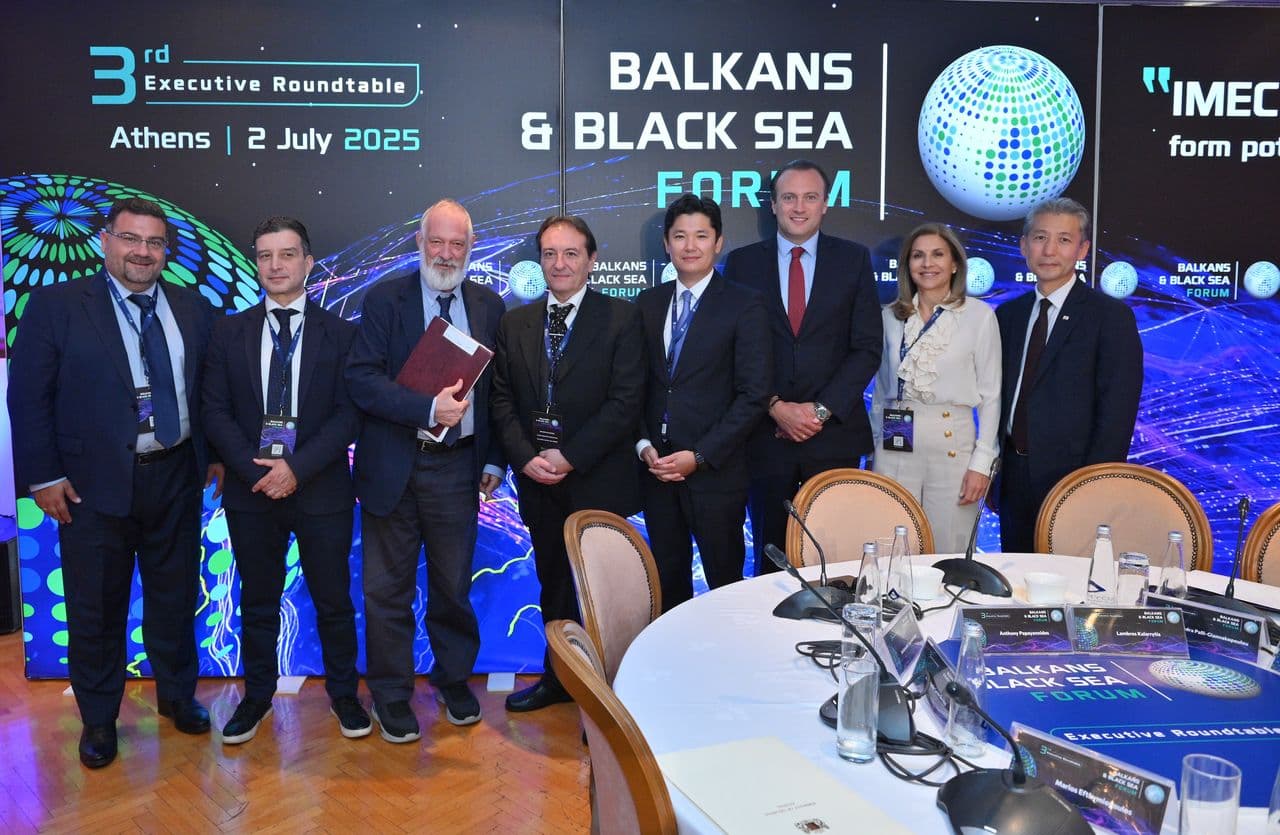 The Ambassador of Georgia to the Hellenic Republic, H.E. Levan Beridze participated in the 3rd annual Executive Roundtable of the Balkans & Black Sea Forum